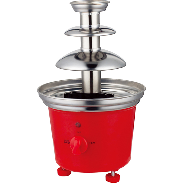 Mini size home used chocolate fountain china stand sale